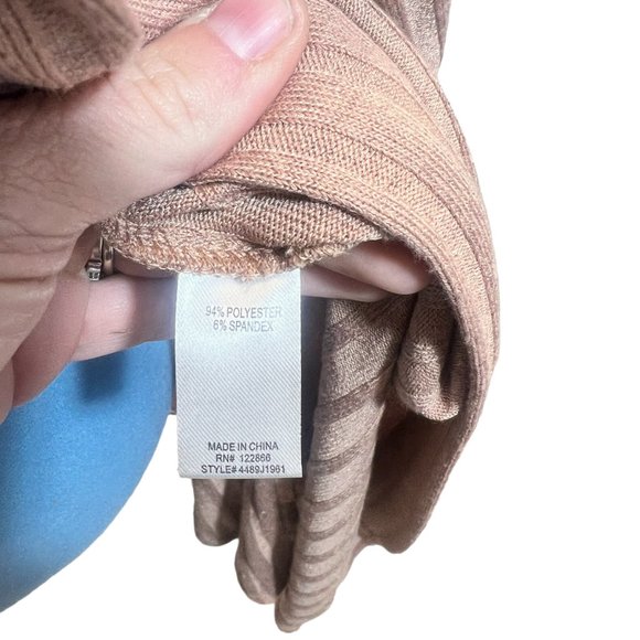 NWT Status by Chenault Ribbed Duster Cardigan Women Camel Size Small Casualwear - Picture 4 of 10